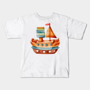 Watercolor Children Toy #4 Kids T-Shirt